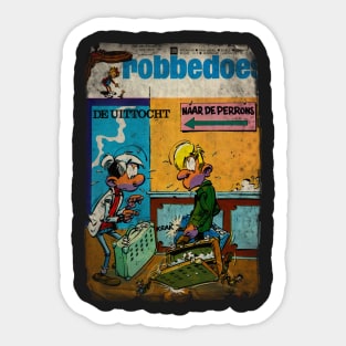 Robbedoes Sticker